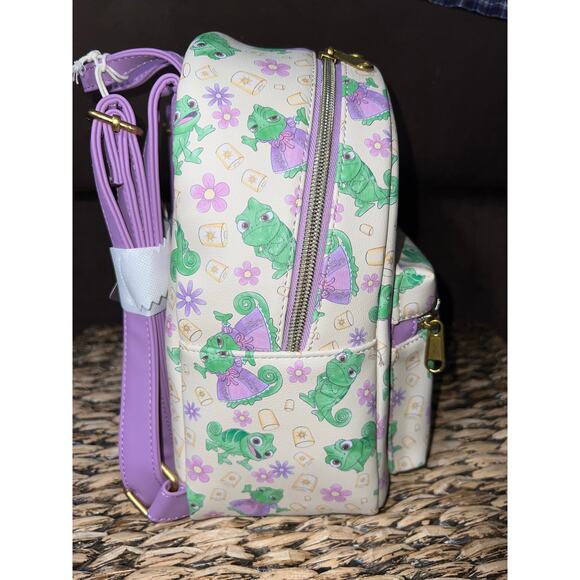 Loungefly Disney Tangled Pascal Mini Backpack Wallet - Picture 6 of 10